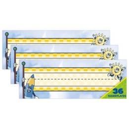 Eureka® S'Cool Era Tented Name Plate, 9-5/8" x 6-1/2", 36 Per Pack, 3 Packs
