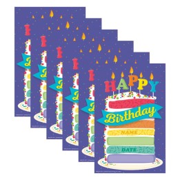 Eureka® Birthday Recognition Award, 36 Per Pack, 6 Packs