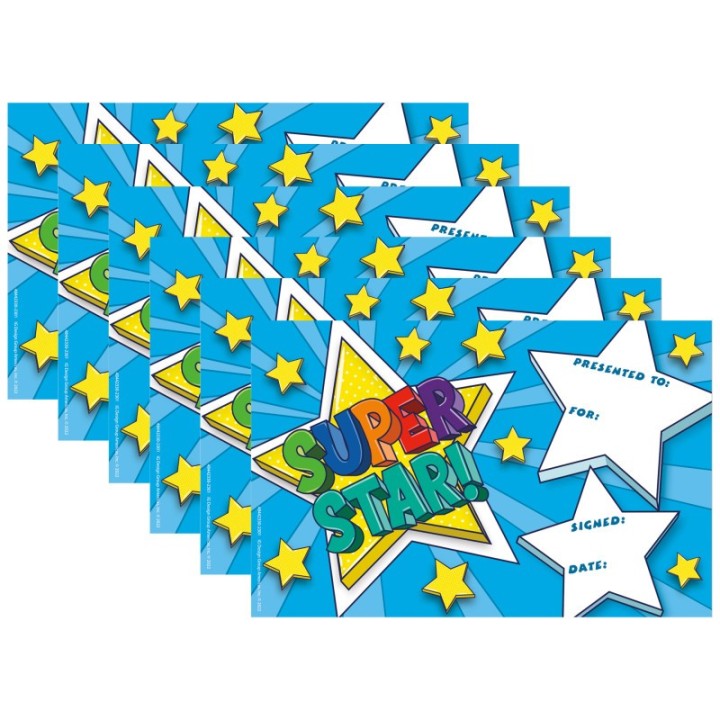 Eureka® Super Star Recognition Award, 36 Per Pack, 6 Packs