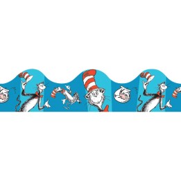 Eureka® Cat in the Hat™ Blue Deco Trim®, 37 Feet