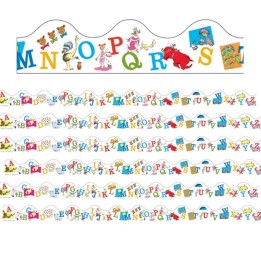 Eureka® Dr. Seuss™ ABC Deco Trim®, 37 Feet Per Pack, 6 Packs