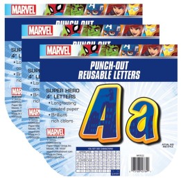 Eureka® Marvel™ Super Hero Adventure Deco Letters, 223 Per Pack, 3 Packs