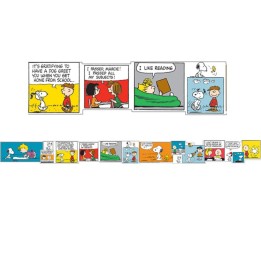 Eureka® Peanuts® Comic Blocks Extra Wide Die Cut Deco Trim®, 37 Feet