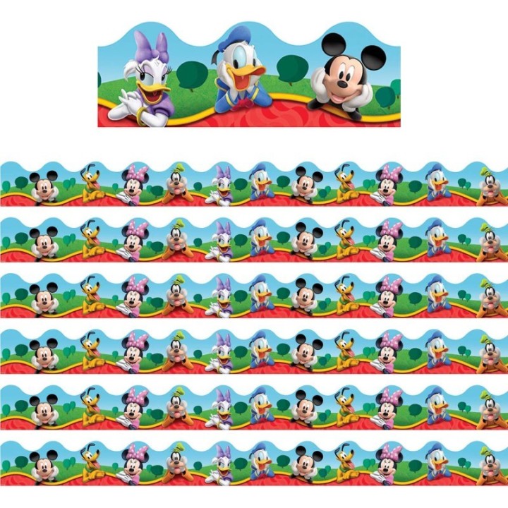 Eureka® Mickey Mouse Clubhouse® Characters Deco Trim®, 37 Feet Per Pack, 6 Packs